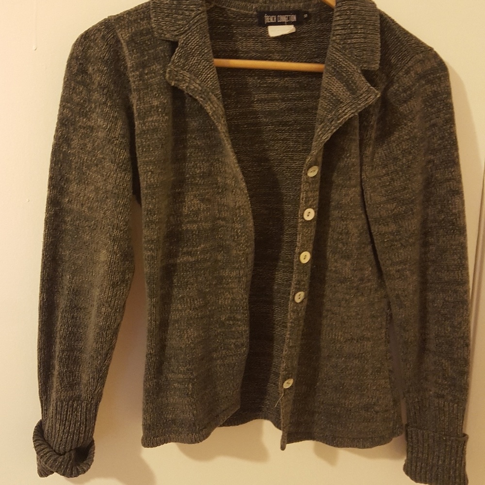 Collared cardigan